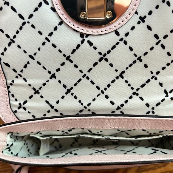 Kate Spade Newbury Lane Sally Light Pink Gold Saffiano Leather Crossbody Bag - Picture 5 of 9